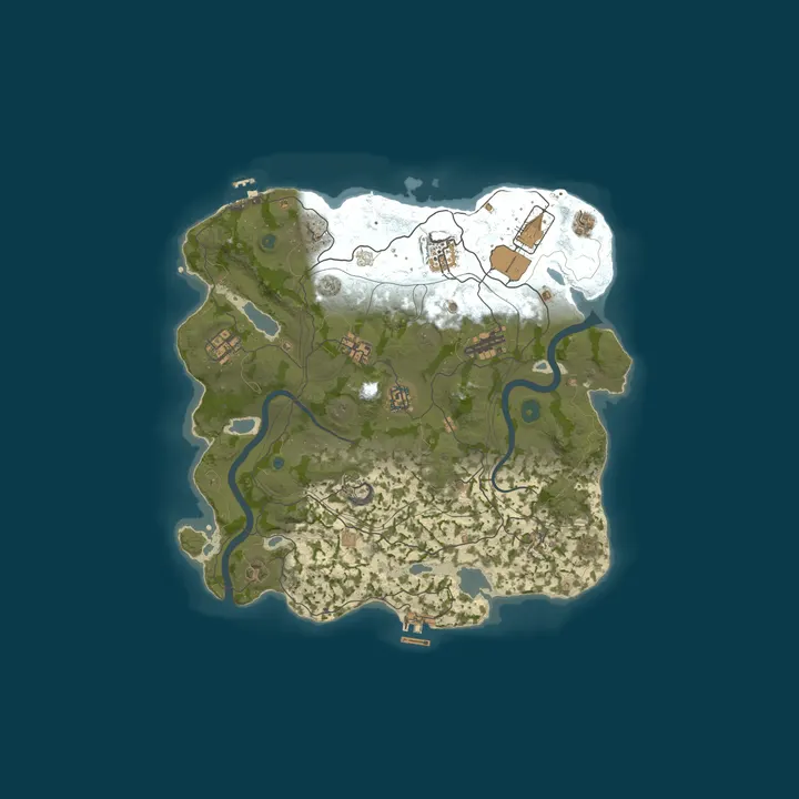 Map of ICEFUSE 5X Bravo (Solo/Duo/Trio/Quad|Shop|Kits|X5 WIPED)