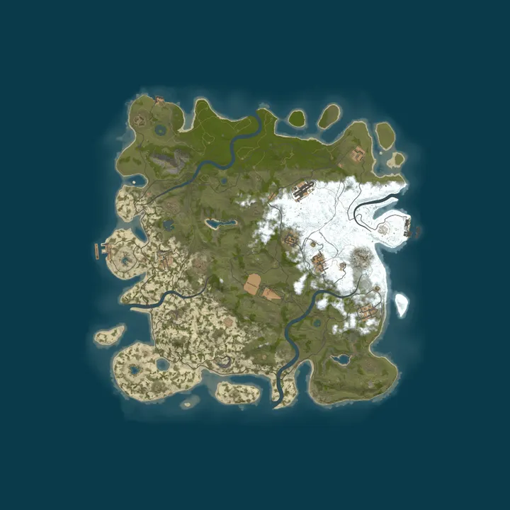 Map of Helix Rust Server