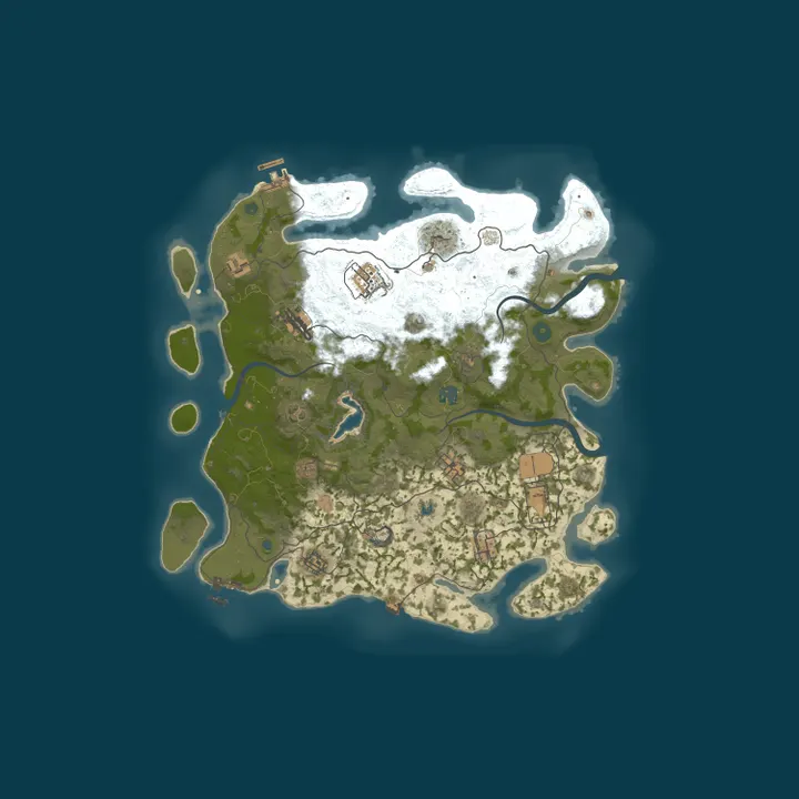 Map of Hosted by Ark-Hoster.ru