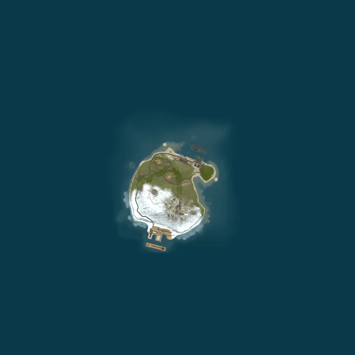 Map of AMP Powered Rust Server