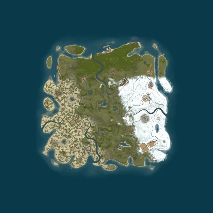 Map of My Untitled Rust Server