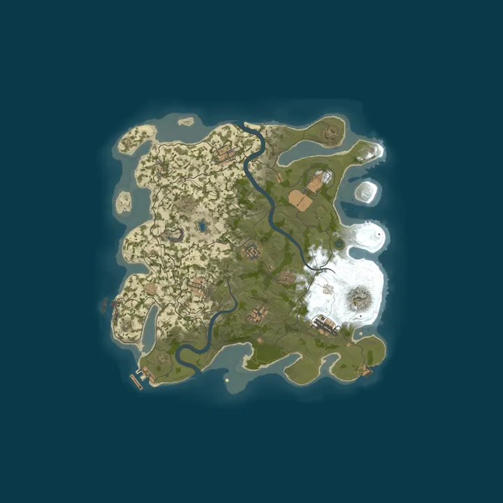 Map of [BR/LATAM] TERRA HOSTIL VANILLA | SOLO/ DUO/ TRIO |