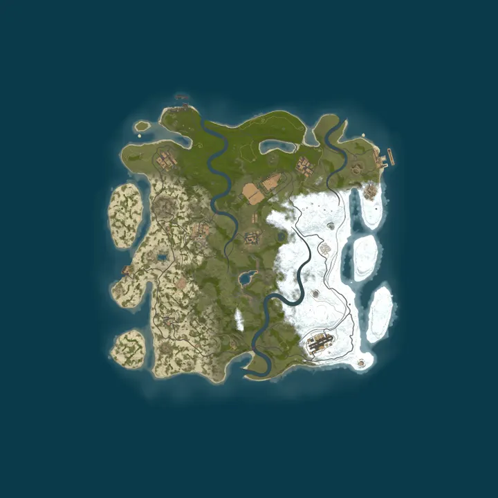 Map of [GER]DuKs#1 Anfängerfreundlich - PVP, low Upkeep, Raid Times
