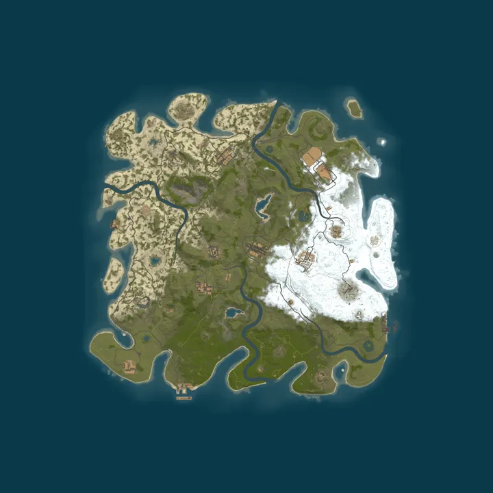 Map of Rustnilla | Bi-Weekly | Team Max 4 | 50% Upkeep | Noob Friendly