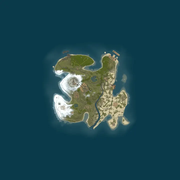 Map of Palmekysten Norge - Solo/Duo/Trio