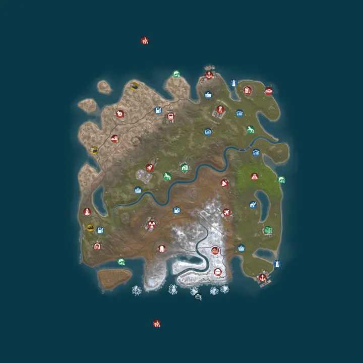 Map of Magic Rust #21 — Vanilla 2x | HOBOCИБ | Pyccкий