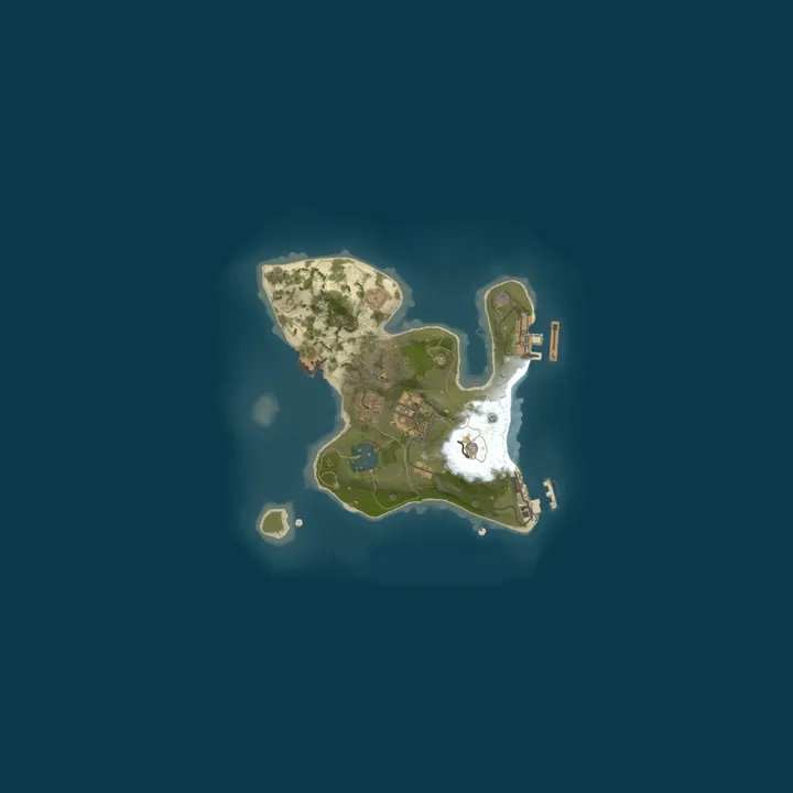 Map of A Shockbyte x Discord Production Rust Server