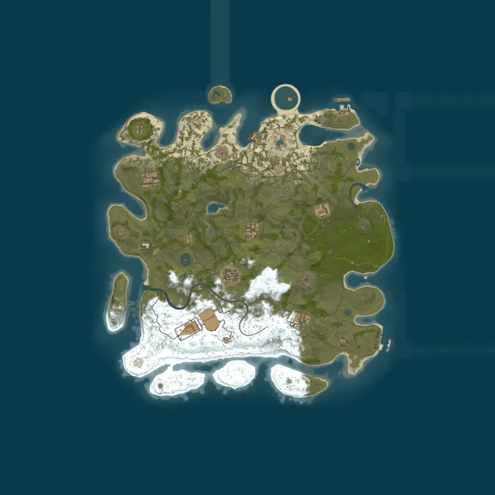 Map of Rust Server