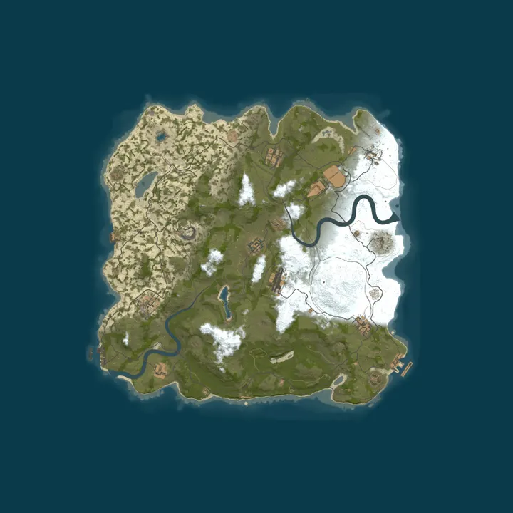 Map of US RENEGADE 2x Monthly | Solo Duo Trio Quad | 50% Upkeep |