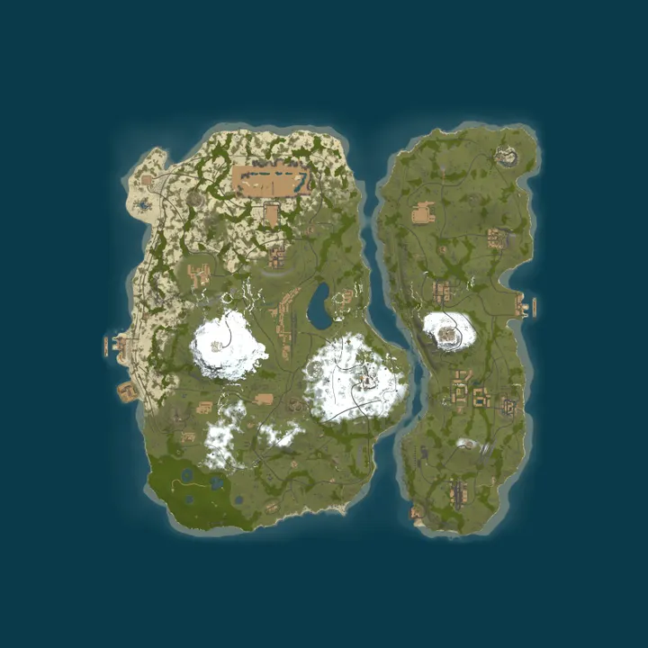 Map of [US] Rusty Asylum | 3x | Zombies · Bosses · Events | No EAC