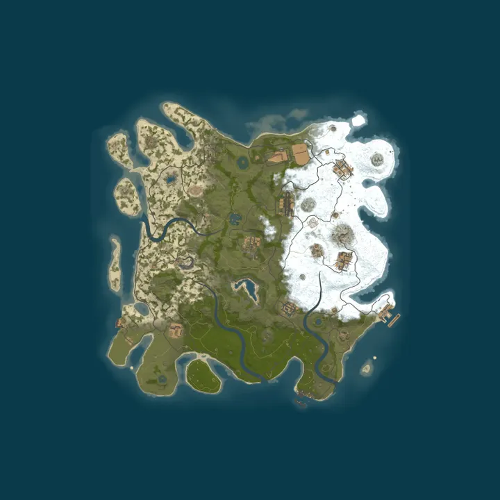 Map of Zev | Зэвэрсэн Тал | Mongolia 2x Modded | Weekly