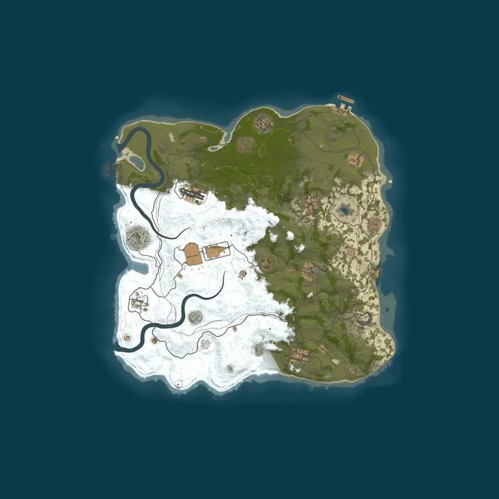 Map of SURVIVORS.GG #3 [ 2x Solo/Duo/Trio ] FULLWIPED 25.10