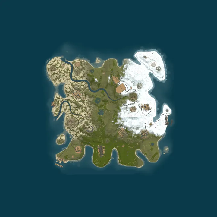 Map of № 3 ZERO ZONE 3 /x10/PVE-PVP/InstaCraft/16.10 Wipe