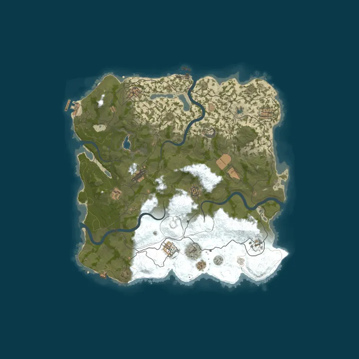 Map of EU RENEGADE 3x MONTHLY | Solo Duo Trio Quad | Shop | 50% Upkeep