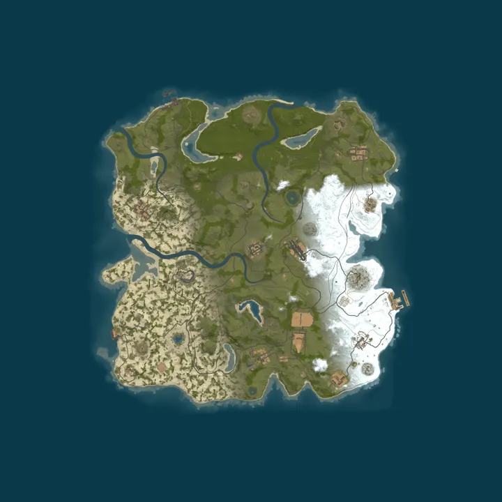 Map of [EU] TideRust - Solo/Duo/Trio/Quad | Monthly |No BP Wipes
