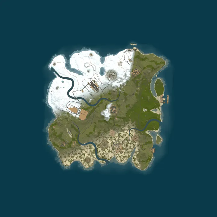 Map of HollowServers.co 5x No BPs [Loot+|MyMini|Shop|PvP]