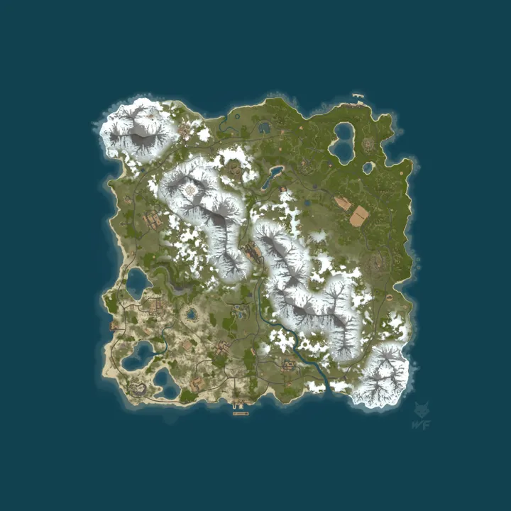 Map of  SmokeZ HAVEN | PvE | Quad |Monthly | JUST WIPED  UPDATED MAP 2
