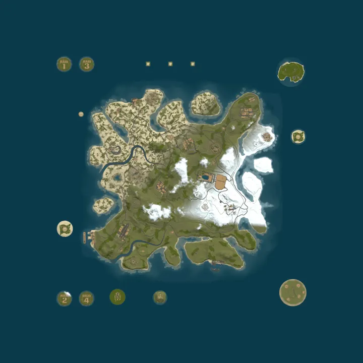 Map of RUSTALIA [LATAM] PVE | Wiped: 12d 9h