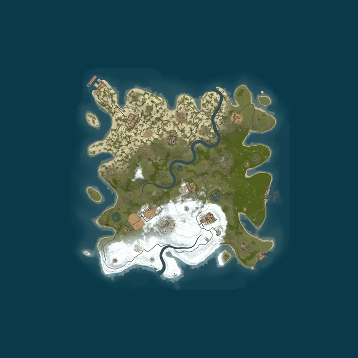 Map of T&T | NoCraft | Loot • Recycle • Survive