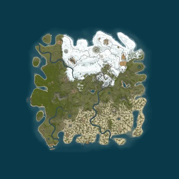 Map of Luna Server Monthly 1x