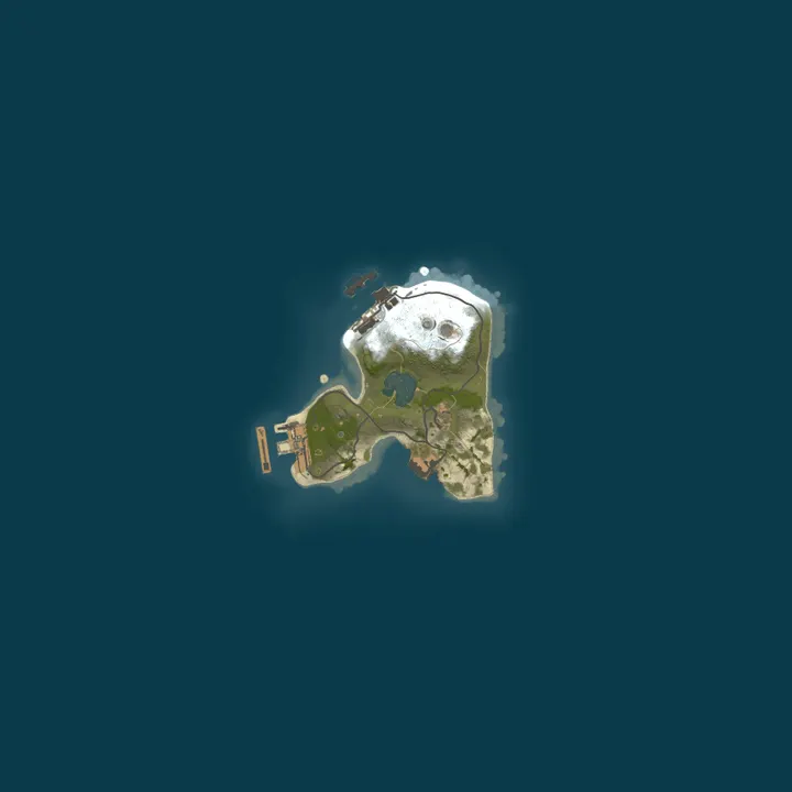 Map of A Rust Server