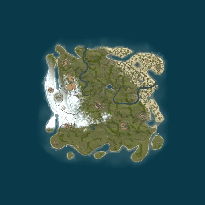 Map of RETRO RUST #3 Х5|MAX 5|LOOT+|CRAFT GLOBAL 22.10