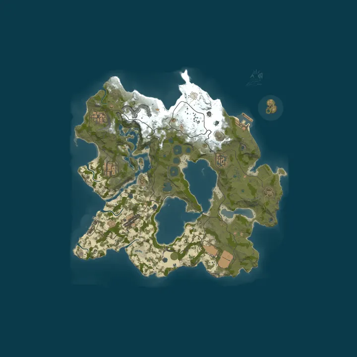 Map of UltimateRust.com - Pirate Bay | Trio | x2 | Custom | 21.10