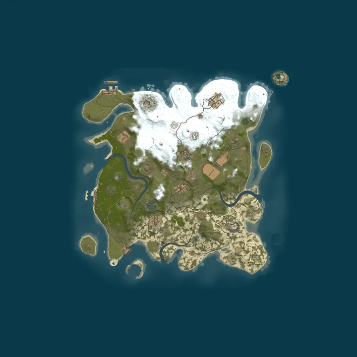 Map of RU ASHLANDRUST | 2X | CUSTOM MAP