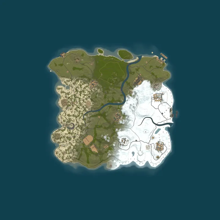 Map of [LATAM] LUNARUST BUILD | Creativo