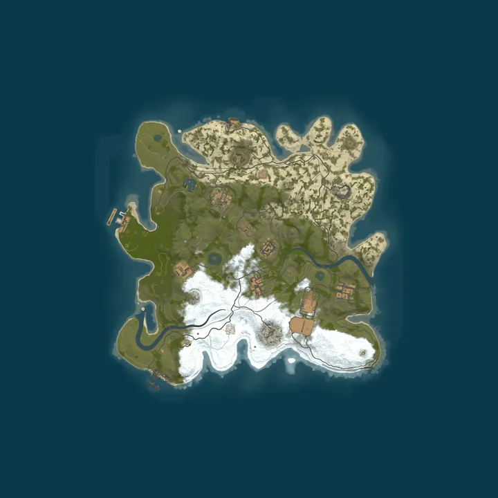 Map of Flame Rust #4 — Modded 3x (Solo) | Magic