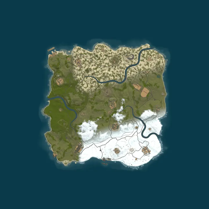 Map of [GUA] MODDED 2Х | SOLO/DUO | EU | MAP WIPE 23.10