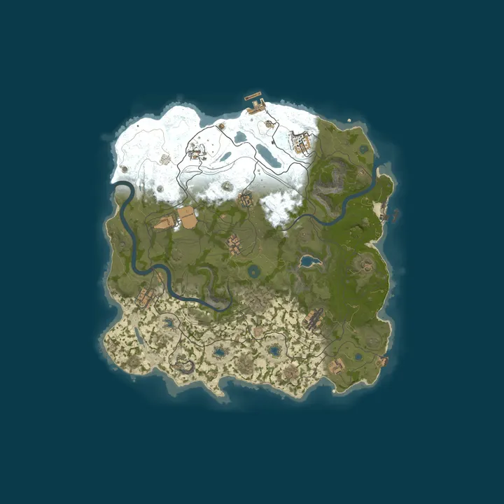 Map of My Untitled Rust Server