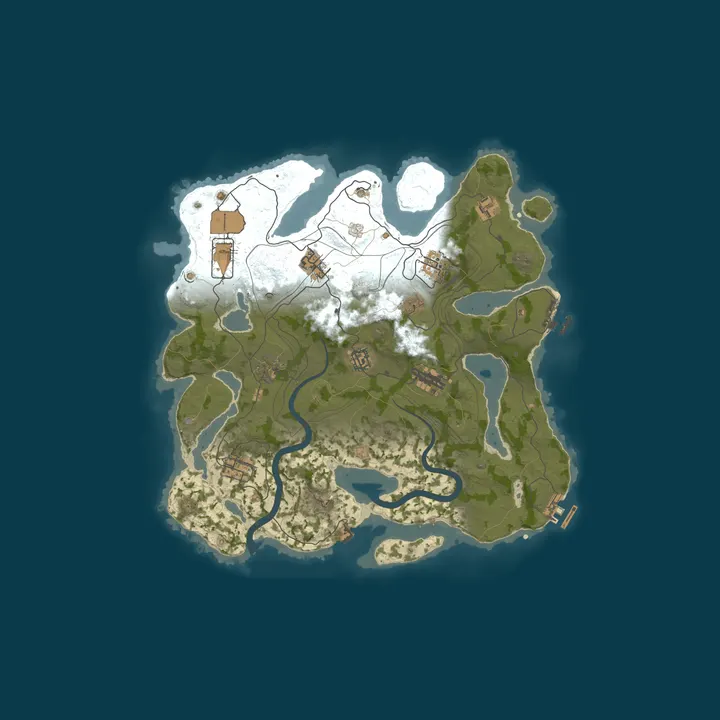 Map of HollowServers.co 3x Solo/Duo/Trio/Quad|LootX3|JUST FULLWIPED