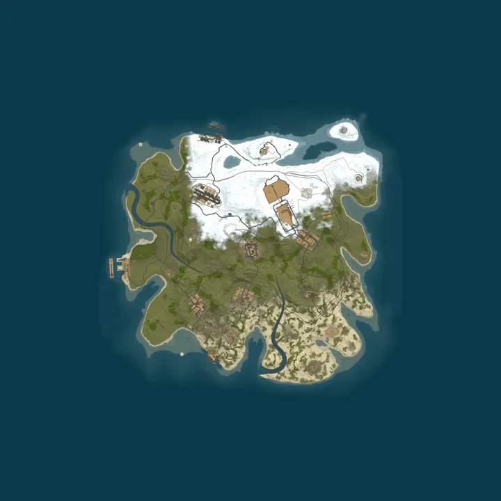 Map of HollowServers.co 2x Solo/Duo/Trio | JUST FULL WIPED