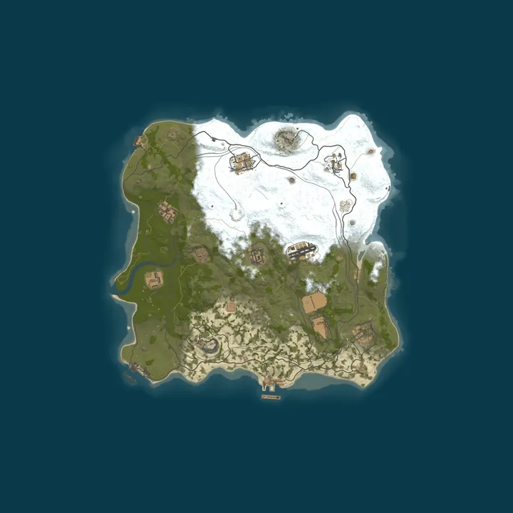 Map of WARBANDITS.GG 5X |Solo/Duo/Trio|Loot+|TP|Kits|x5 JUST WIPED