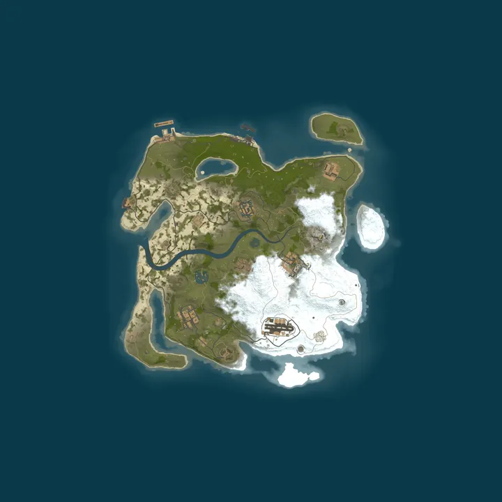 Map of Pine Hosting - Rust Server
