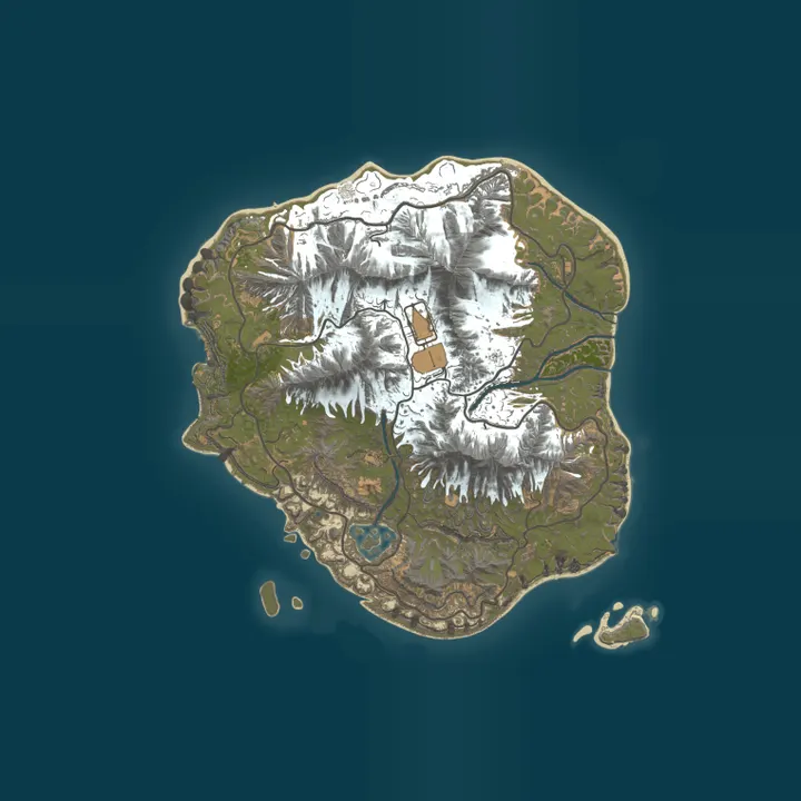 Map of Settlers Village -50XGather / 50% Decay