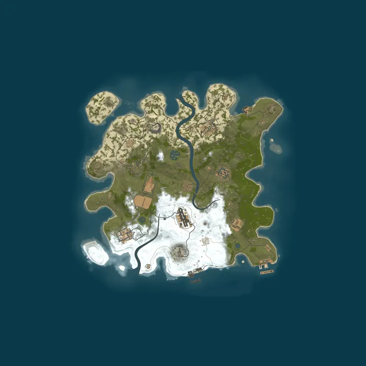 Map of Dead Island Rust