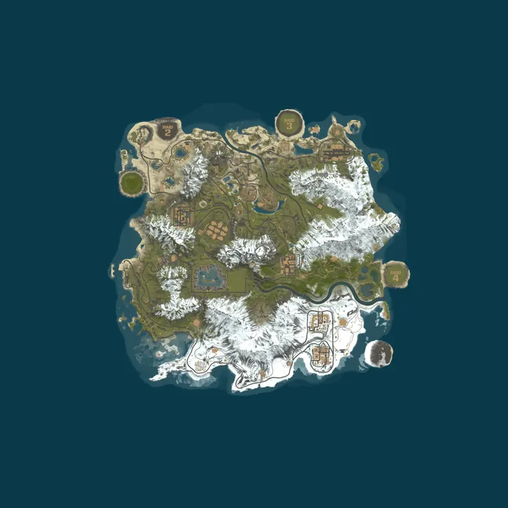 Map of Streamer's Rustopia Season 2 - Utopia -