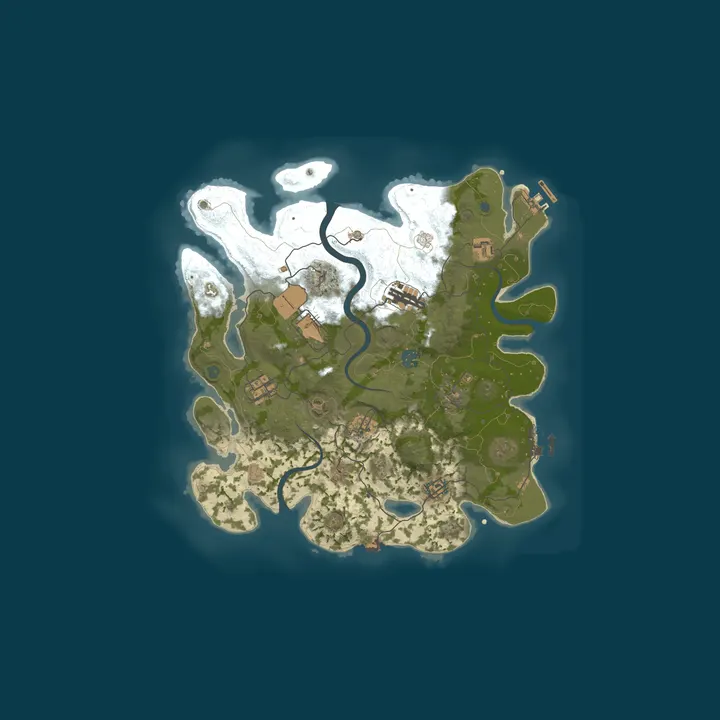 Map of LegacyRUST | X1 | Приморский край