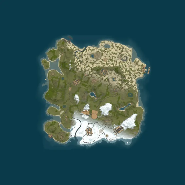 Map of DOPERUST.COM – 2X US Solo Only – 50% Upkeep|Noob Friendly