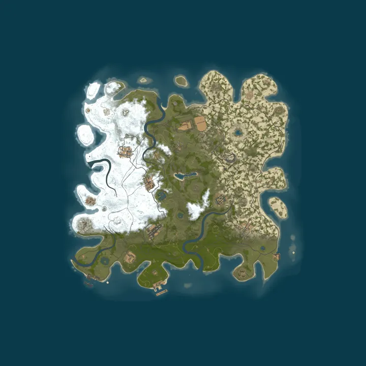 Map of ZLOY RUST 2x | ДЛЯ НОВИЧКОВ | RaidBases | Wipe 23.10