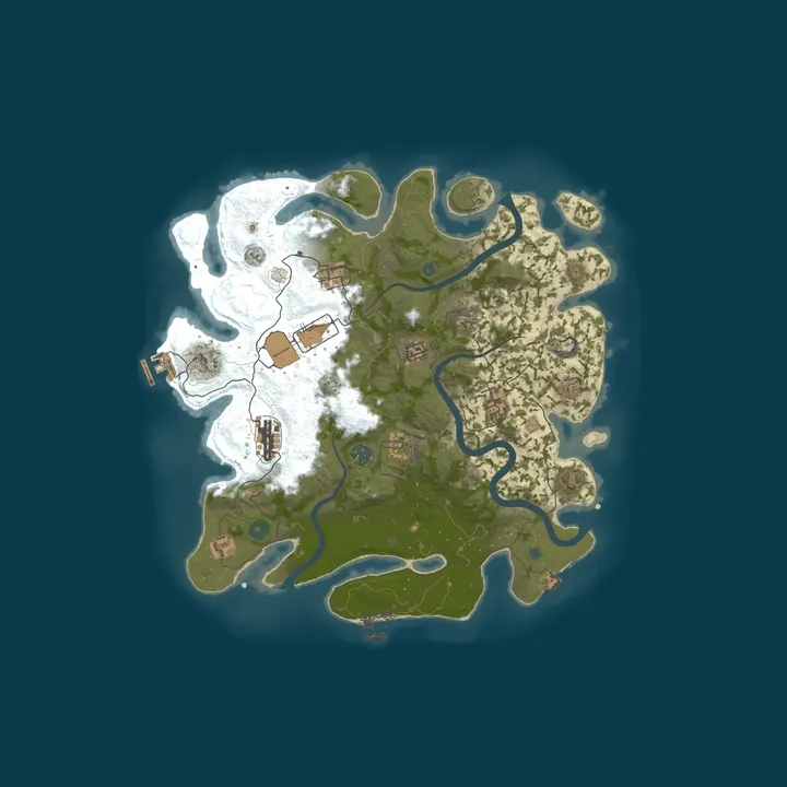 Map of [EU] MapleRust 2x Solo/Duo | 50% Upkeep | Raid Time